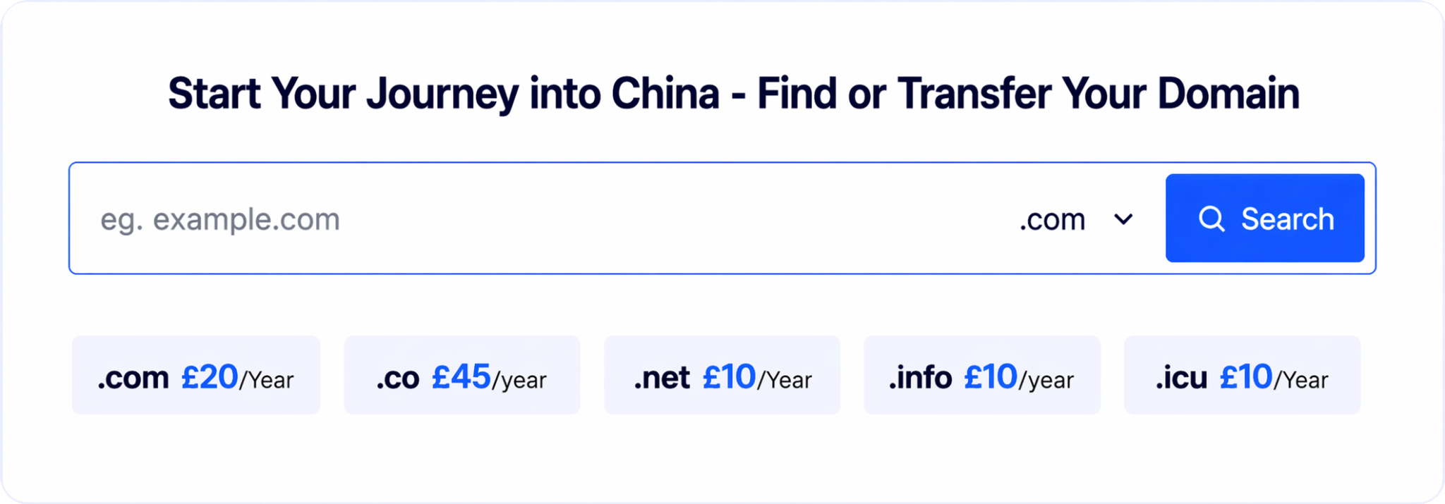 Search domain